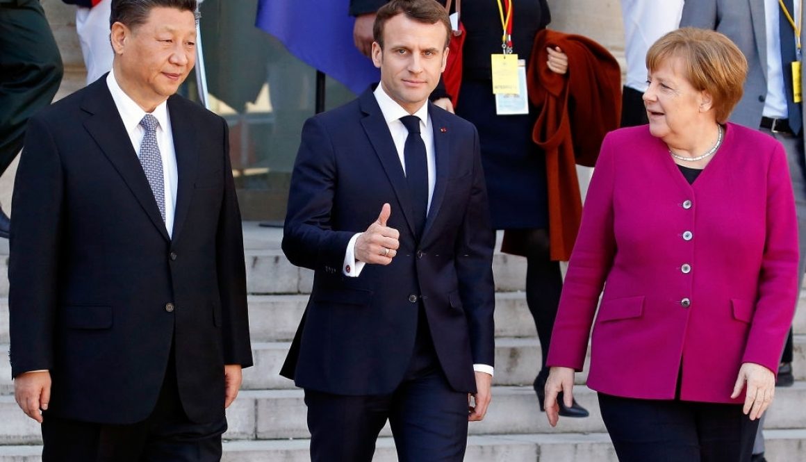 Xi Jinping, Merkel, Macron