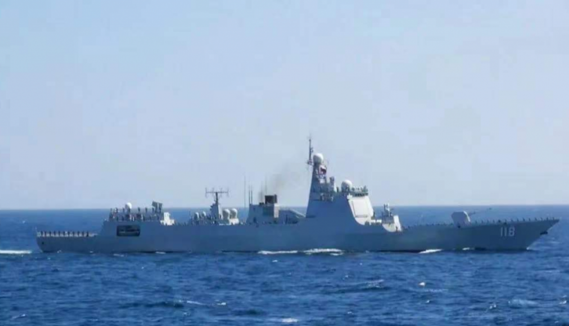 China and Russia hold joint naval drill in the Arabian Sea. /CMG