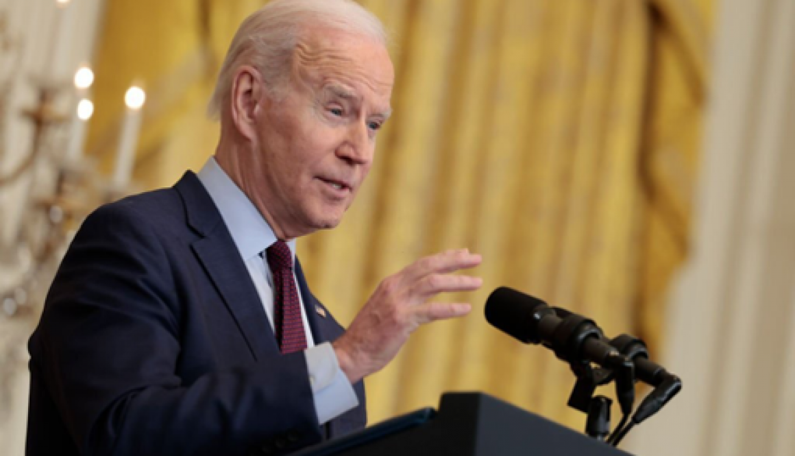 Presiden Joe Biden pada 03 Maret 2022 di Washington, DC (Foto oleh Anna Moneymaker/Getty Images)
