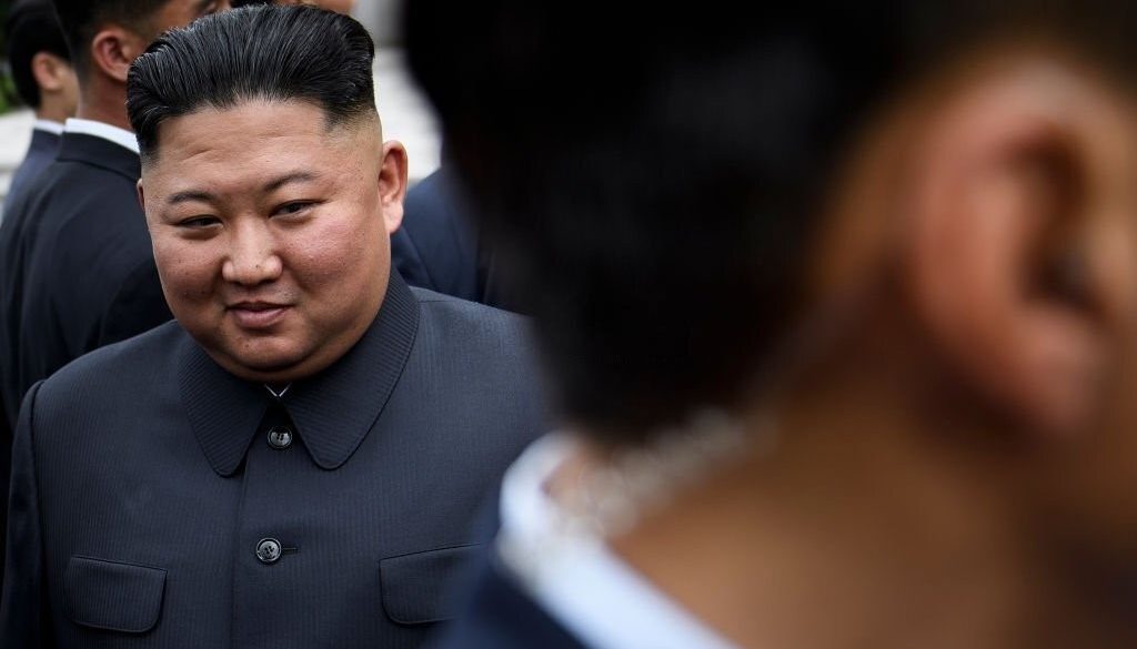 North Korea's leader Kim Jong-un (Photo by BRENDAN SMIALOWSKI/AFP via Getty Images)
