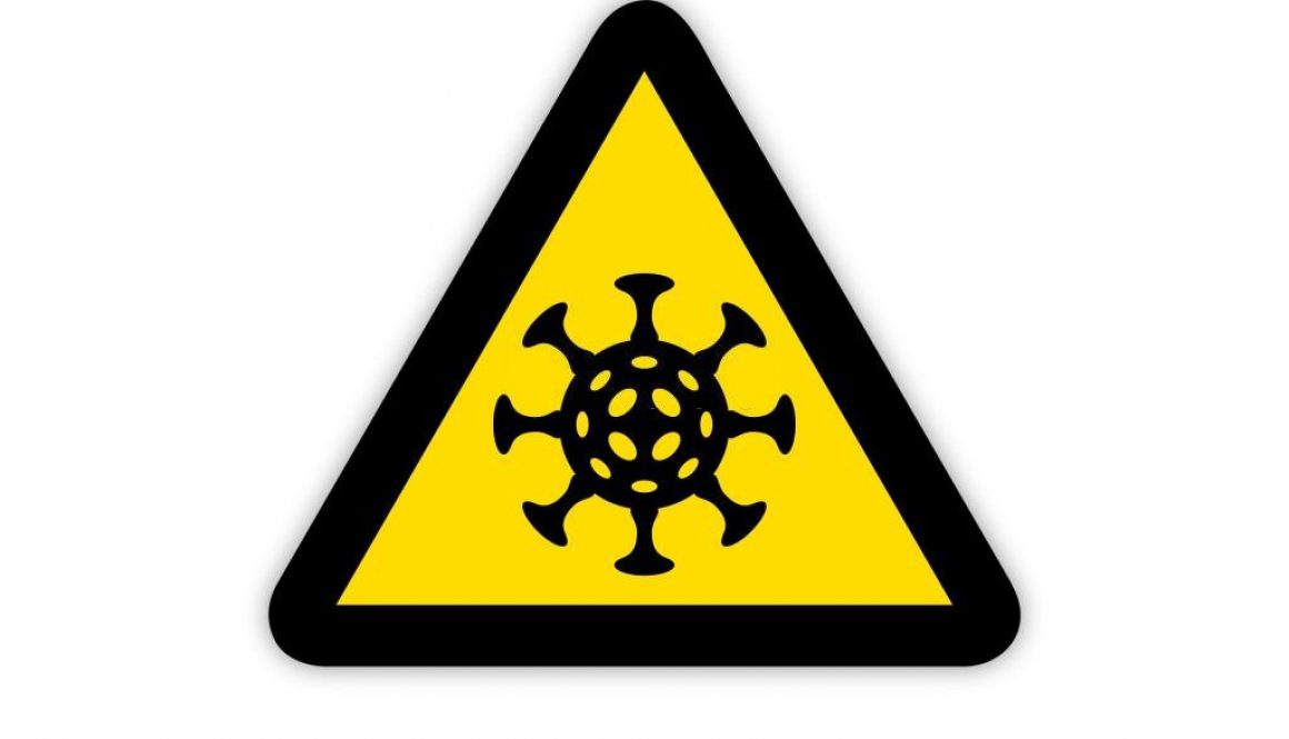 Simbol Ikon Virus Menular Untuk Peringatan Penyakit Menular Pandemi Dan Berbahaya (Ilustrasi Stok via Getty Images)
