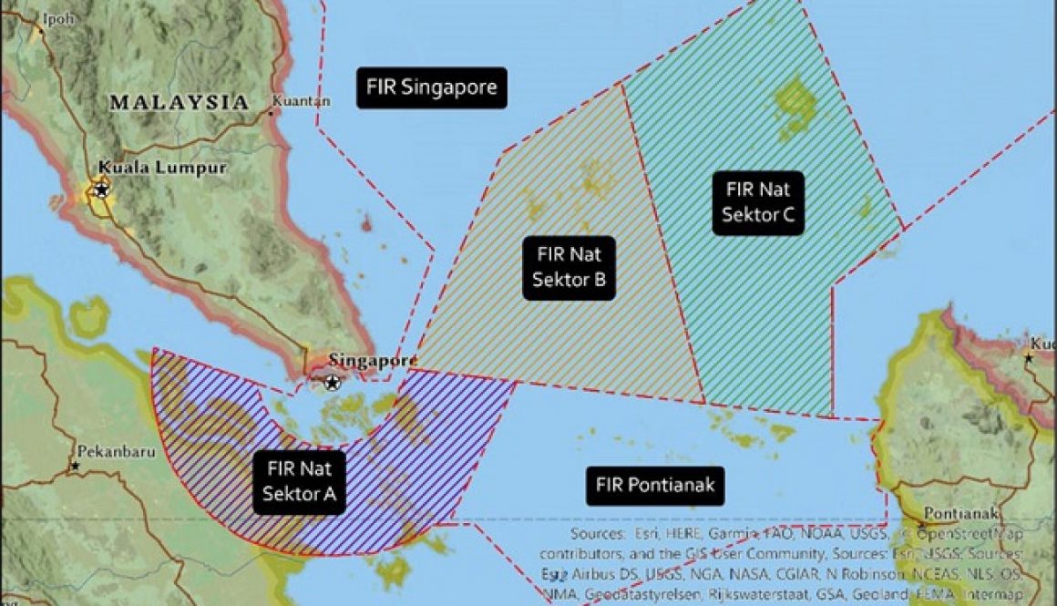 FIR yang didelegasikan kepada Singapura (Photo via Gatra)
