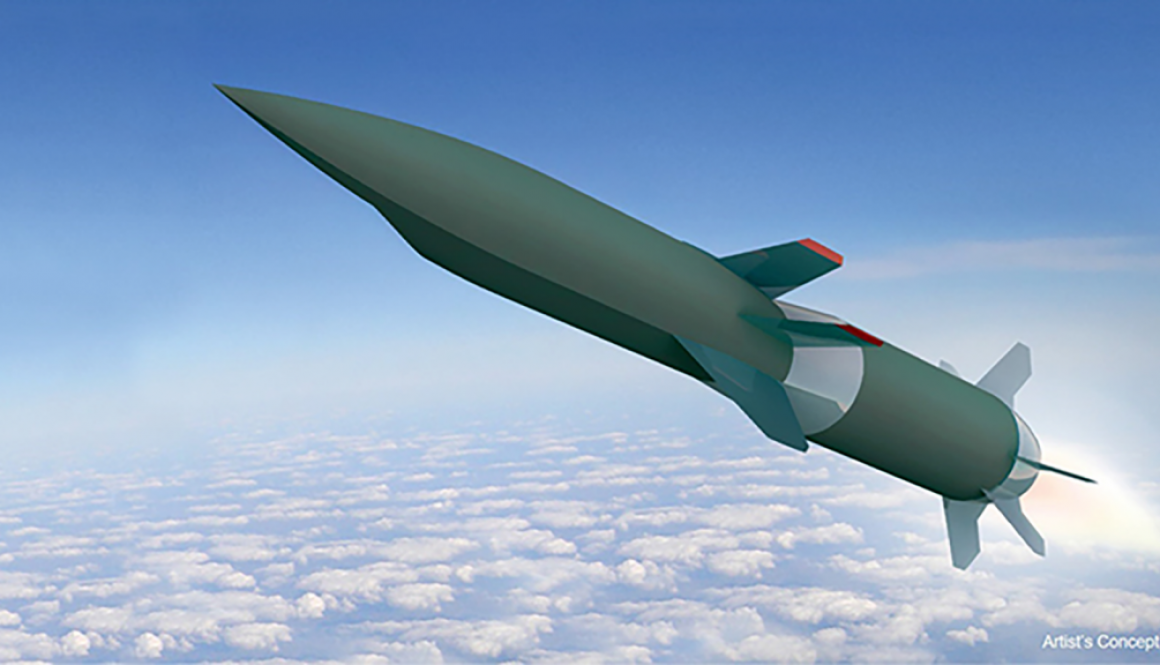 Artist’s concept of Hypersonic Air-breathing Weapons Concept (HAWC) vehicle. (Credit: DARPA)