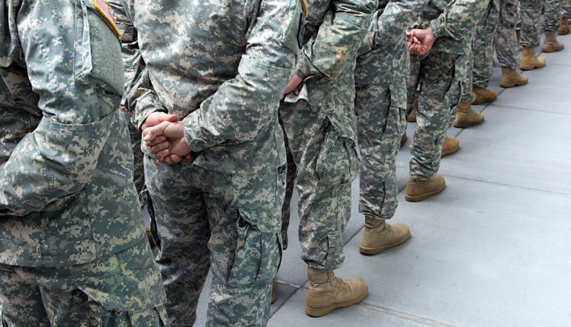 Tentara berbaris untuk Parade Hari Veteran Kota New York tahunan (Foto melalui Getty Images)