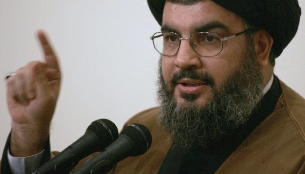 Pemimpin Hizbullah Nasrallah menyebut serangan Hamas bukti Israel lemah. Foto: AFP/RAMZI HAIDAR