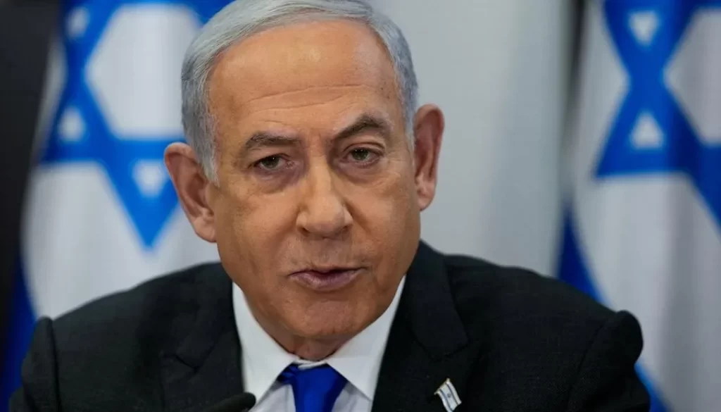 The Israeli Prime Minister vowed to press on with the offensive in Gaza 'until complete victory'