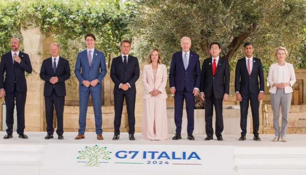 Pemimpin G7 disambut PM Italia Giorgia Meloni /FOTO via Instagram @ giorgiameloni