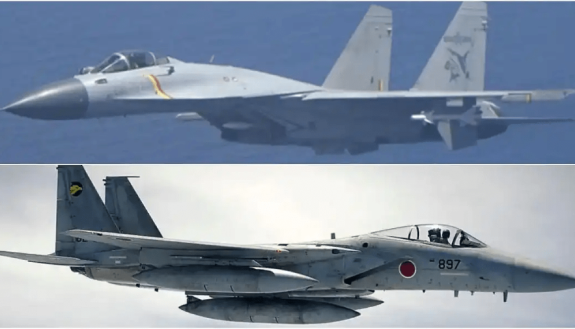 JASDF F-15 and PLANAF J-15