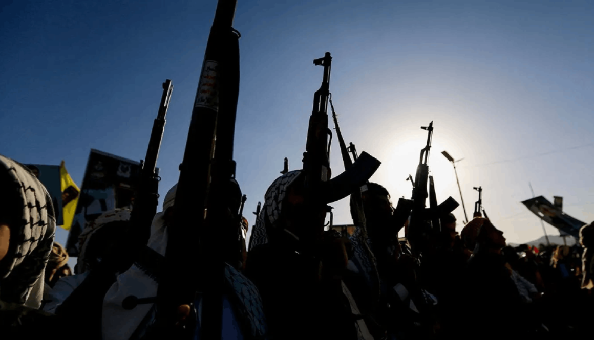 Hezbollah fighters in Lebanon