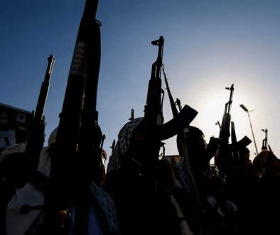 Hezbollah fighters in Lebanon