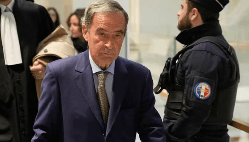 Bruno Lafont, former CEO of Lafarge arrives at court in Paris on April 13, 2026