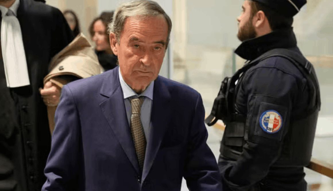 Bruno Lafont, former CEO of Lafarge arrives at court in Paris on April 13, 2026